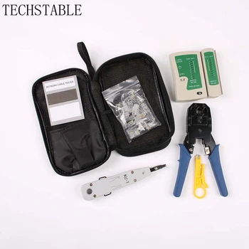 Network Ethernet Cable Tester RJ45 Kit Crimping Tool Network Computer Maintenance Repair Tool Kit Cable Tester Cross/Flat
Network Ethernet Cable Tester RJ45 Kit Crimping Tool Network Computer Maintenance Repair Tool Kit Cable Tester Cross/Flat