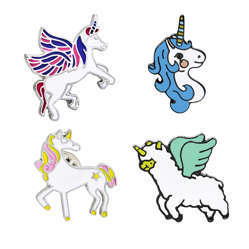 Creative Horned Pegasus Brooch Comics Enamel Pin Children Cute Metal Badge Women Jackets Lapel Pins Fashion Brooches Jewelry
Creative Horned Pegasus Brooch Comics Enamel Pin Children Cute Metal Badge Women Jackets Lapel Pins Fashion Brooches Jewelry