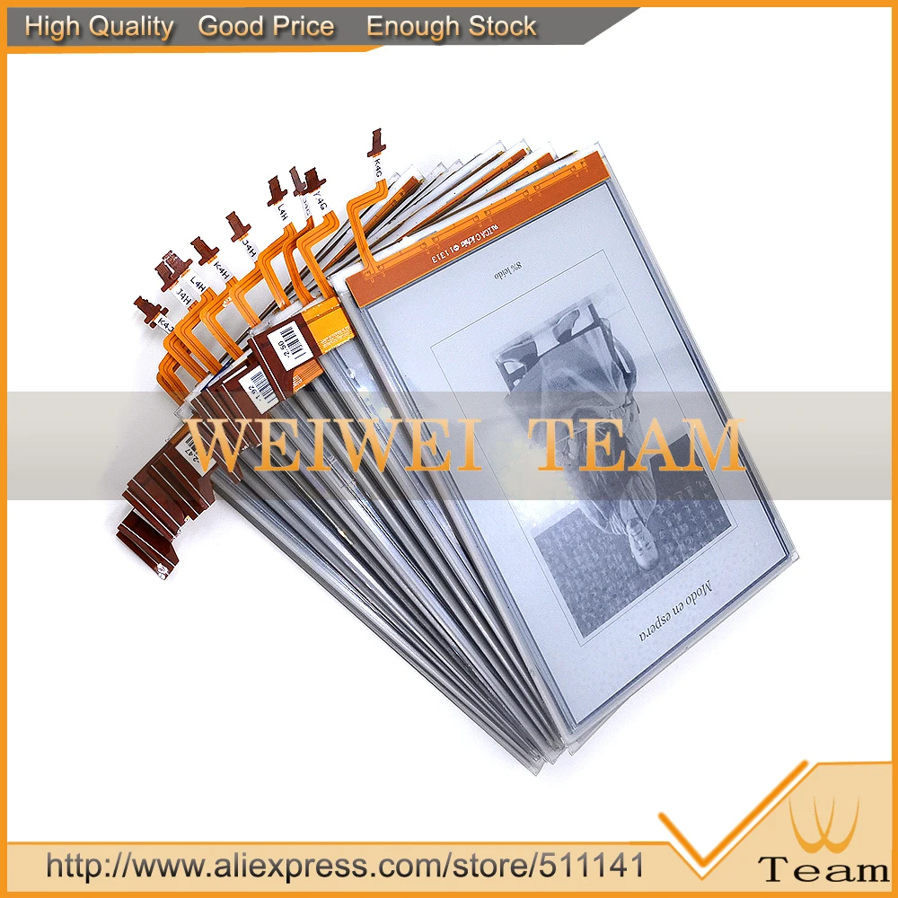 10PCS/lot NEW Original For Kobo Glo Reader Ebook eReader LCD Display ED060XG1(LF)T1-11 ED060XG1T1-11 768*1024 XGA Pearl Screen
10PCS/lot NEW Original For Kobo Glo Reader Ebook eReader LCD Display ED060XG1(LF)T1-11 ED060XG1T1-11 768*1024 XGA Pearl Screen
