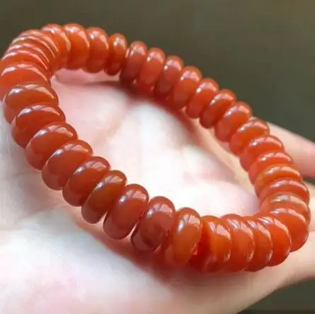 11mm Natural South Red AgateStretch Round Crystal Beads Bracelet
11mm Natural South Red AgateStretch Round Crystal Beads Bracelet