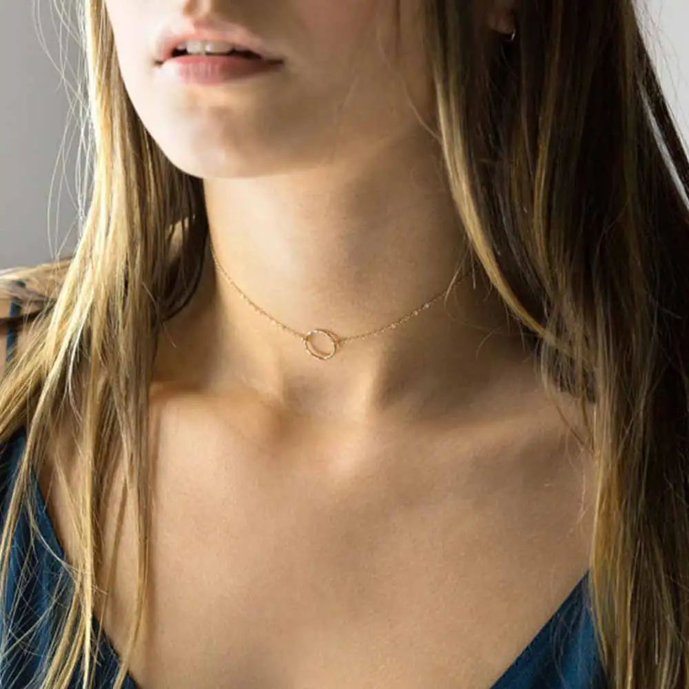 IPARAM 2019 New Fashion Dainty Choker Circle Gold Chain Necklace For Women Charm Circle Chain Choker Necklace
IPARAM 2019 New Fashion Dainty Choker Circle Gold Chain Necklace For Women Charm Circle Chain Choker Necklace