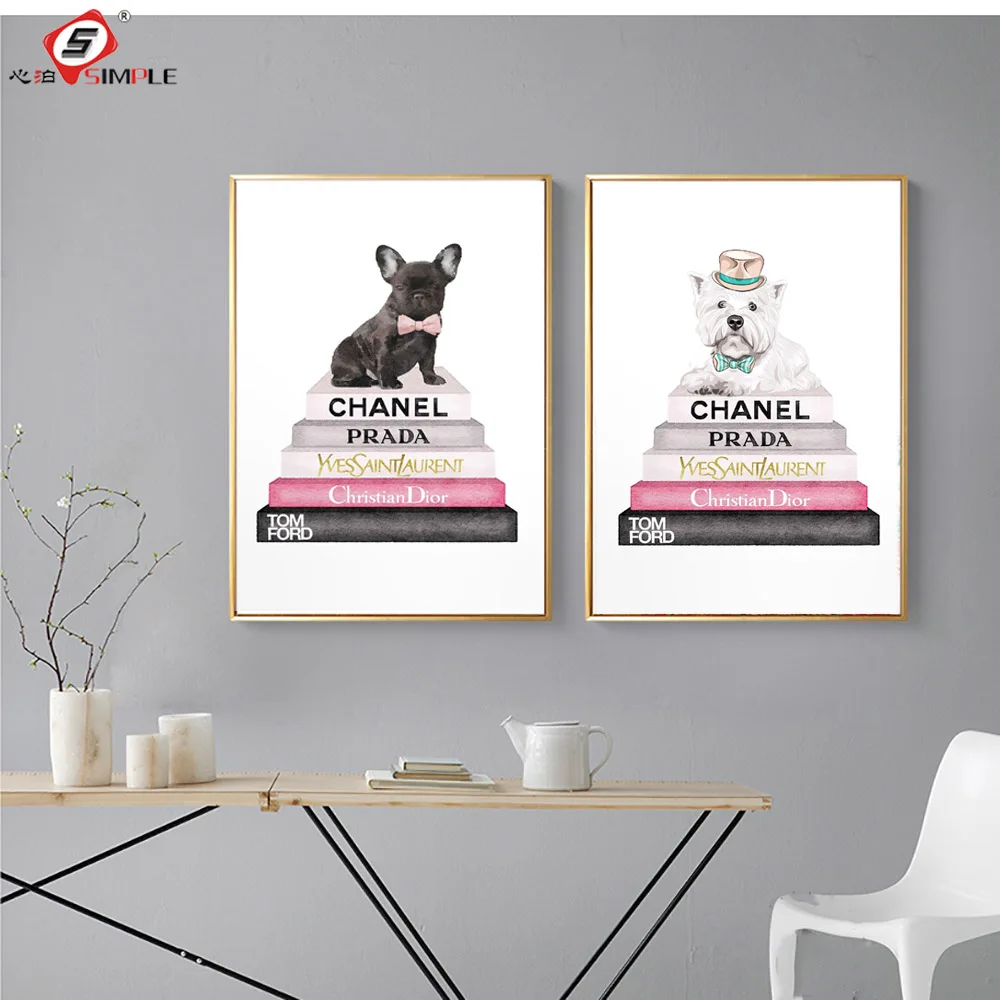 Simple Modern Fashion Dog Canvas Painting Vogue Posters Prints Nordic Wall Art Pictures for Living Room Home Decor No Framed
Simple Modern Fashion Dog Canvas Painting Vogue Posters Prints Nordic Wall Art Pictures for Living Room Home Decor No Framed