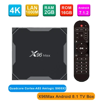 X96Max Smart TV BOX Android 9.0 Amlogic S905X2 LPDDR4 Quad Core 4GB 32GB 64GB 2.4G&5.8G Dual Band Wifi 4K Set top box X96 Max
X96Max Smart TV BOX Android 9.0 Amlogic S905X2 LPDDR4 Quad Core 4GB 32GB 64GB 2.4G&5.8G Dual Band Wifi 4K Set top box X96 Max