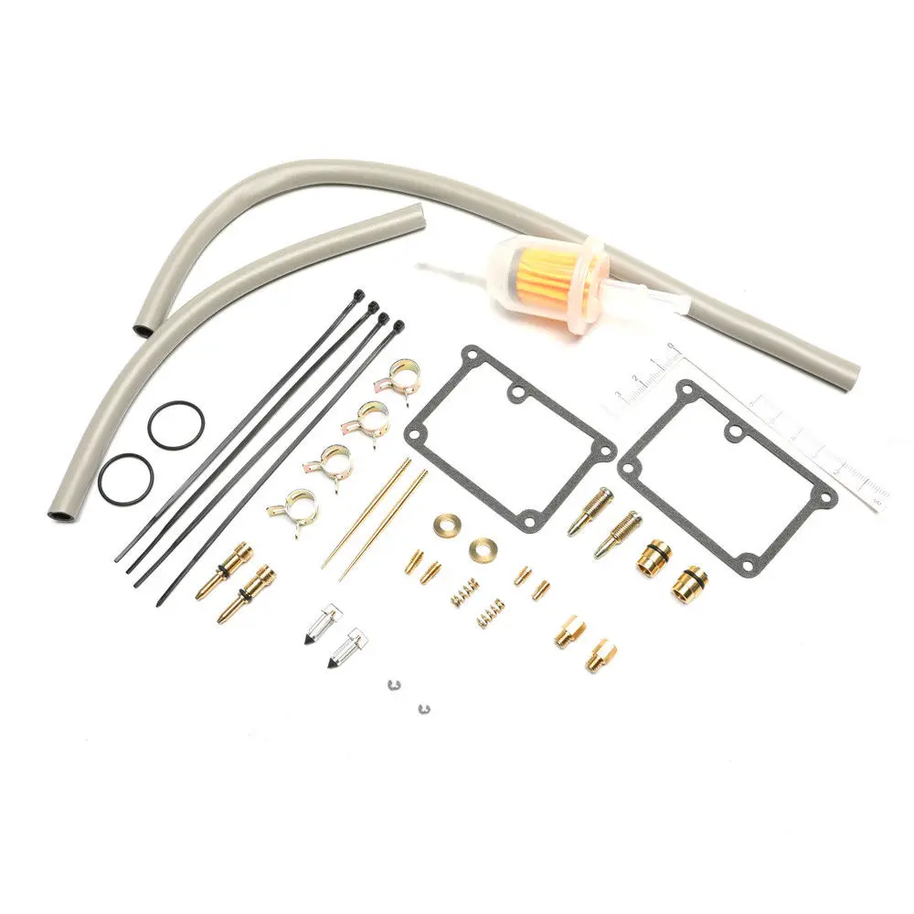 iFJF Rebuild Kit for Harley-Davidson Carburetor with Idle Screw Spark Plug Fuel Filter Low Range Jet,Keihin CV Replace 27006-88
iFJF Rebuild Kit for Harley-Davidson Carburetor with Idle Screw Spark Plug Fuel Filter Low Range Jet,Keihin CV Replace 27006-88