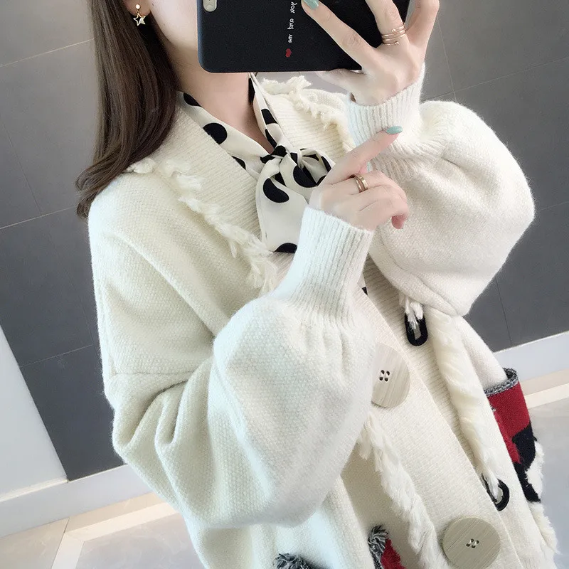 2019 women's clothing ladies patchwork pockets knitted cardigans sweaters women casual loose tassel sweater coats
2019 women's clothing ladies patchwork pockets knitted cardigans sweaters women casual loose tassel sweater coats