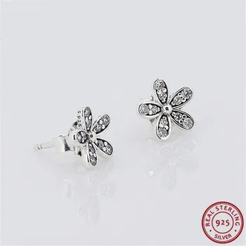 Popular 925 Sterling Silver Dazzling Daisy Stud Earrings for Women Jewelry Making with Clear CZ Decorate Petals FLE013
Popular 925 Sterling Silver Dazzling Daisy Stud Earrings for Women Jewelry Making with Clear CZ Decorate Petals FLE013