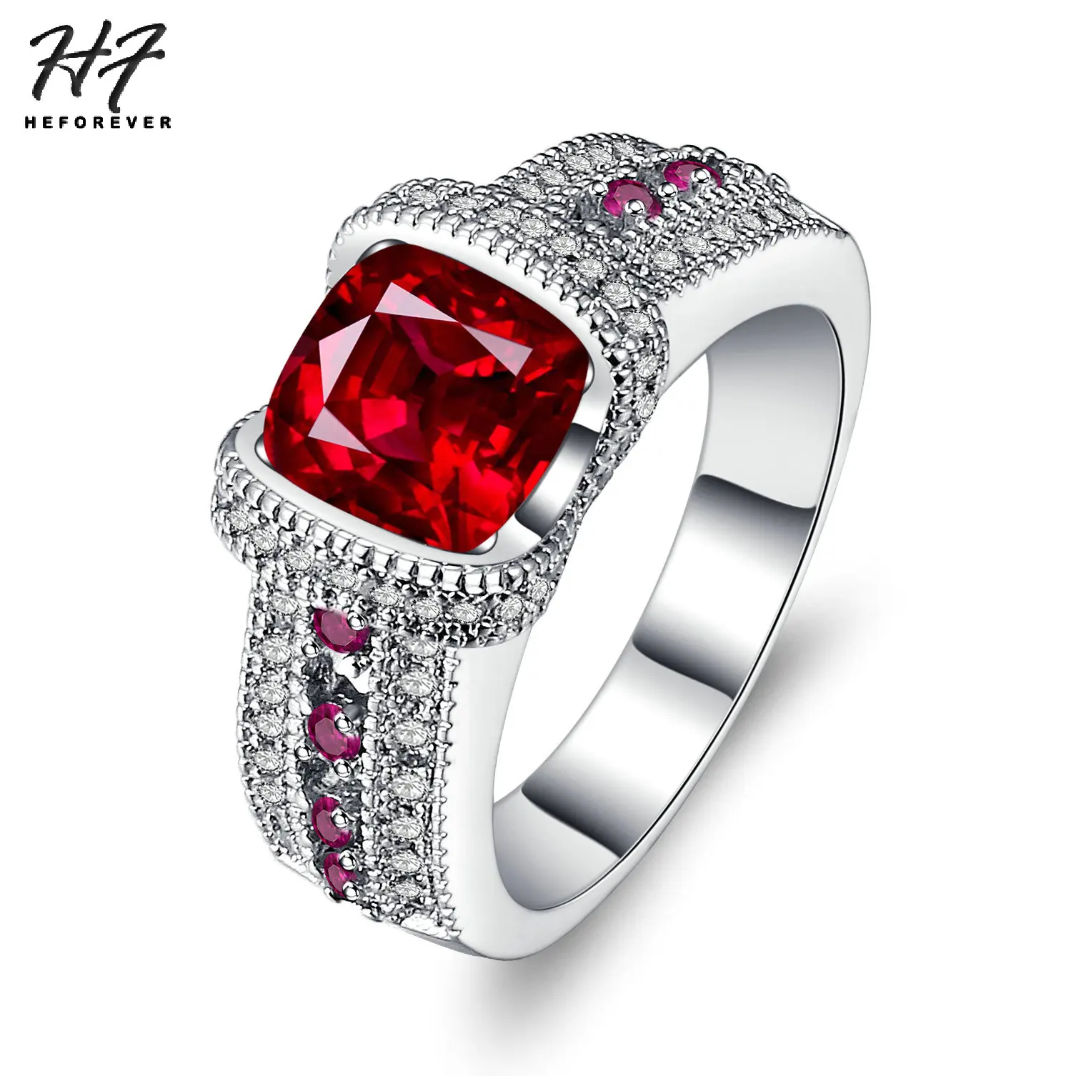 Romantic Geometric Red Crystal Ring For Women White Gold Color Rose Red AAA+CZ Fashion Jewelry For Wedding YG012
Romantic Geometric Red Crystal Ring For Women White Gold Color Rose Red AAA+CZ Fashion Jewelry For Wedding YG012