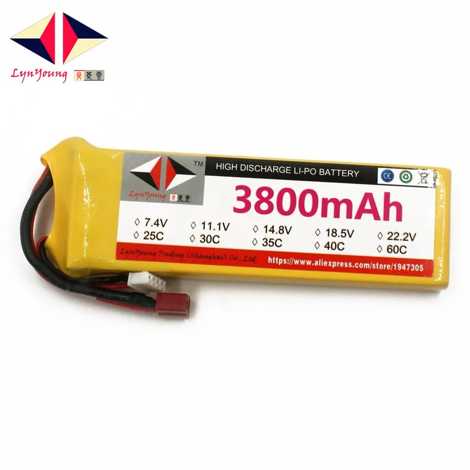 HX Lipo Battery 3S 11.1V 3800mah 25C 30C 35C 40C 60C For RC Drone Quadcopter Helicopter Airplane Boat Car
HX Lipo Battery 3S 11.1V 3800mah 25C 30C 35C 40C 60C For RC Drone Quadcopter Helicopter Airplane Boat Car
