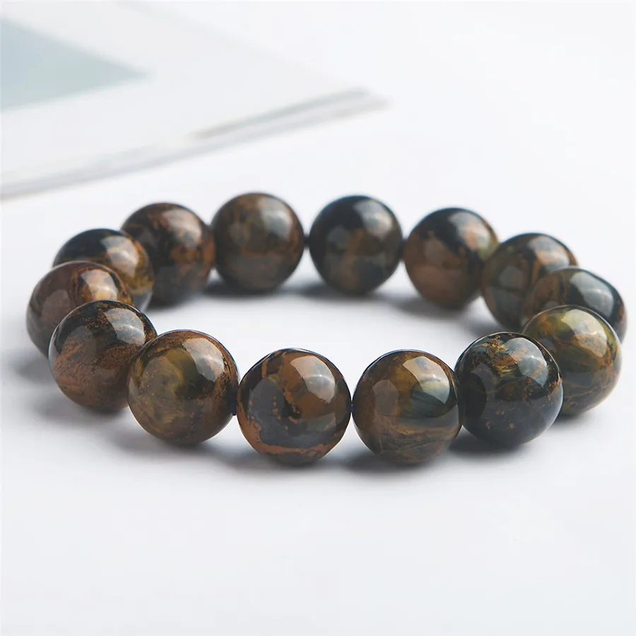 Genuine Natural Pietersite Gems Stone Crystal Stretch Powerful Round Bead Bracelet 16mm
Genuine Natural Pietersite Gems Stone Crystal Stretch Powerful Round Bead Bracelet 16mm