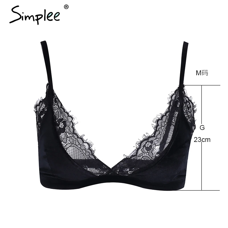 Simplee Velvet mesh lace bra intimates Wireless unlined adjustable strap women sexy lingerie Elegant bralette women bra 2017
Simplee Velvet mesh lace bra intimates Wireless unlined adjustable strap women sexy lingerie Elegant bralette women bra 2017