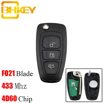 BHKEY 433Mhz 3Button Remote Car key For Ford 4D60/4D63 Chip For Ford Focus Mondeo1999-2007 FO21 Blade Car keys
BHKEY 433Mhz 3Button Remote Car key For Ford 4D60/4D63 Chip For Ford Focus Mondeo1999-2007 FO21 Blade Car keys