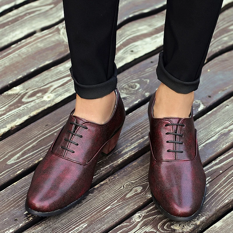 mixed colors blue men patent leather shoes italian height increasing wedding evening male footwear man unique dress oxford shoes (86)