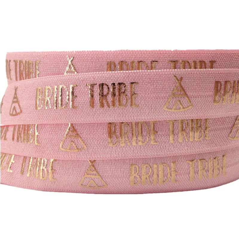 5Y 16mm Rose Gold Tepee BRIDE TRIBE Foil Pink Fold Over Elastic Hairbands for wedding Party DIY Hair Ties Hair Accessories
5Y 16mm Rose Gold Tepee BRIDE TRIBE Foil Pink Fold Over Elastic Hairbands for wedding Party DIY Hair Ties Hair Accessories