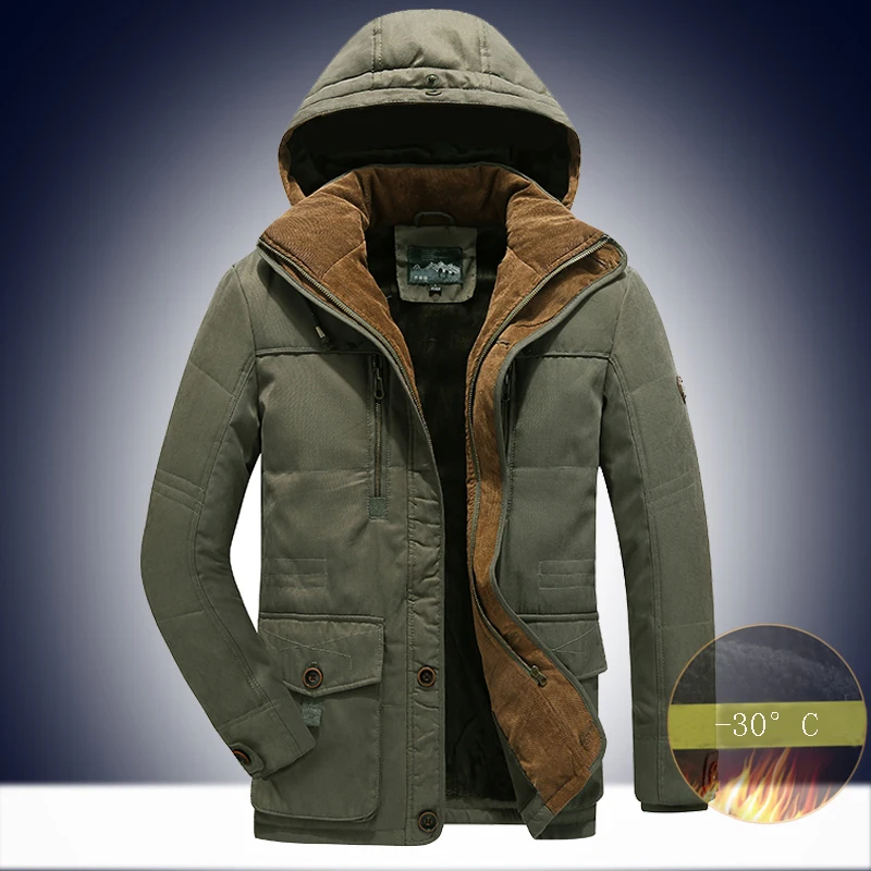 -30 Degree AFS JEEP winter parka men veste homme hiver thicken thermal fleece men jacket winter snow coat men windbreakers 6XL
-30 Degree AFS JEEP winter parka men veste homme hiver thicken thermal fleece men jacket winter snow coat men windbreakers 6XL