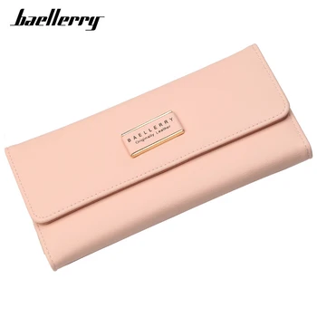 Baellerry Fashion New Women Wallet Gentle 3 Folds Multi Bits Credit Card Holder Simple Long Buckle Large Capacity Clutch Wallets
Baellerry Fashion New Women Wallet Gentle 3 Folds Multi Bits Credit Card Holder Simple Long Buckle Large Capacity Clutch Wallets