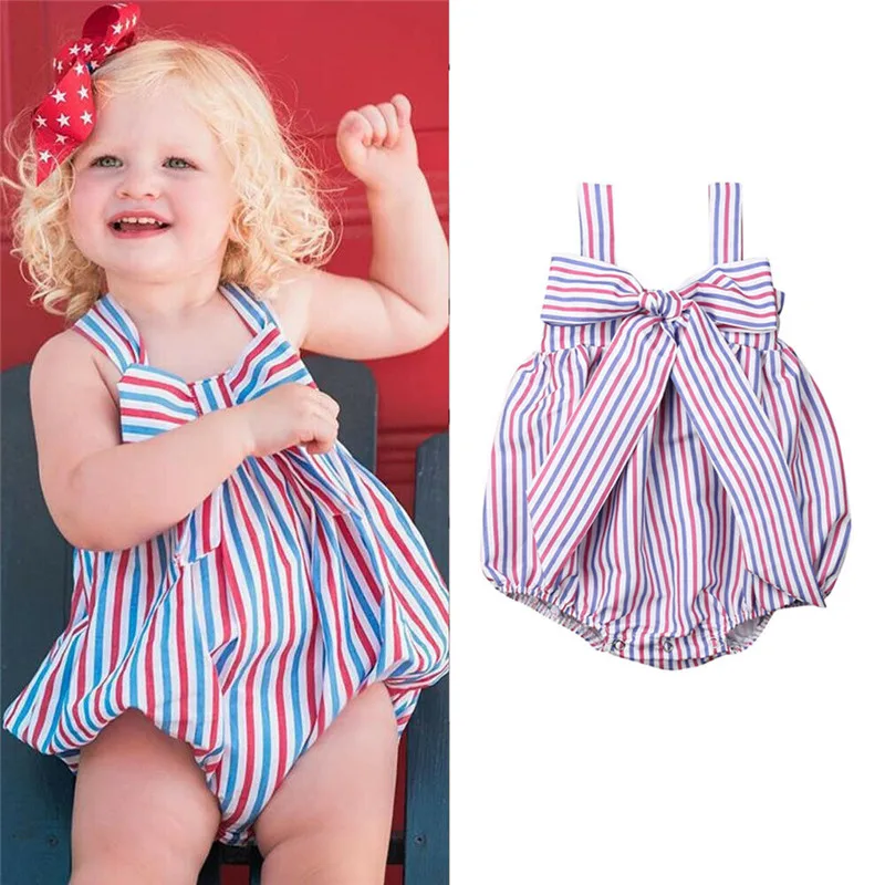 2019 Newborn Baby Girls Fashion Striped Sleeveless Jumpsuit Bodysuit Clothes Playsuit roupa Infantil Clothing costume
2019 Newborn Baby Girls Fashion Striped Sleeveless Jumpsuit Bodysuit Clothes Playsuit roupa Infantil Clothing costume