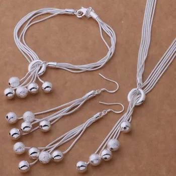 AS271 Hot sterling silver color color Jewelry Sets Bracelet 011 + Necklace 494 + Earring 324 /aktajcaa argajina
AS271 Hot sterling silver color color Jewelry Sets Bracelet 011 + Necklace 494 + Earring 324 /aktajcaa argajina