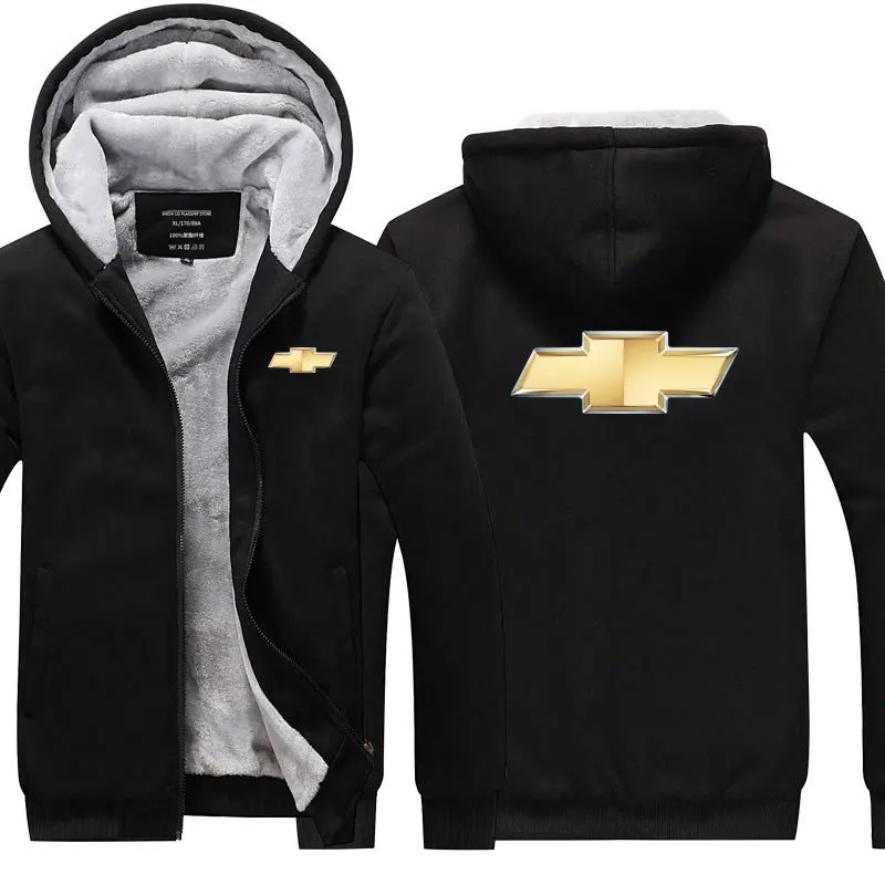 New for male Thickening Solid Color Chevrolet Sweatshirt Plus Velvet zipper hoodies
New for male Thickening Solid Color Chevrolet Sweatshirt Plus Velvet zipper hoodies
