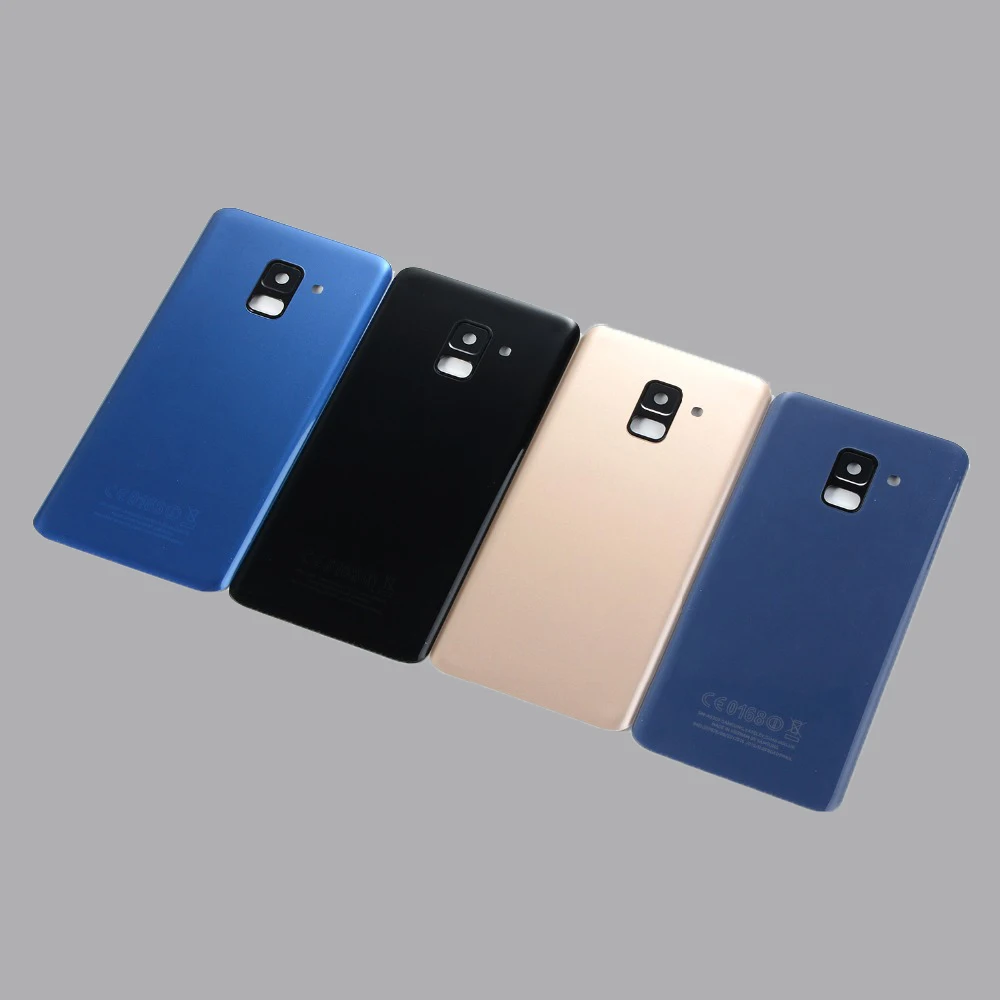 Чехол для Samsung Galaxy A8 + plus 2018 A730 A730F A730DS Задняя стеклянная крышка батарейного отсека