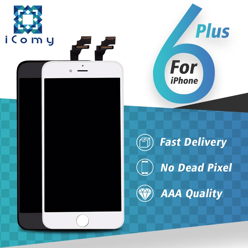 AAAA High Quality No Dead Pixel Display For Apple iPhone 6 Plus LCD Touch Screen Replacement With Digitizer 5.5 inches
AAAA High Quality No Dead Pixel Display For Apple iPhone 6 Plus LCD Touch Screen Replacement With Digitizer 5.5 inches