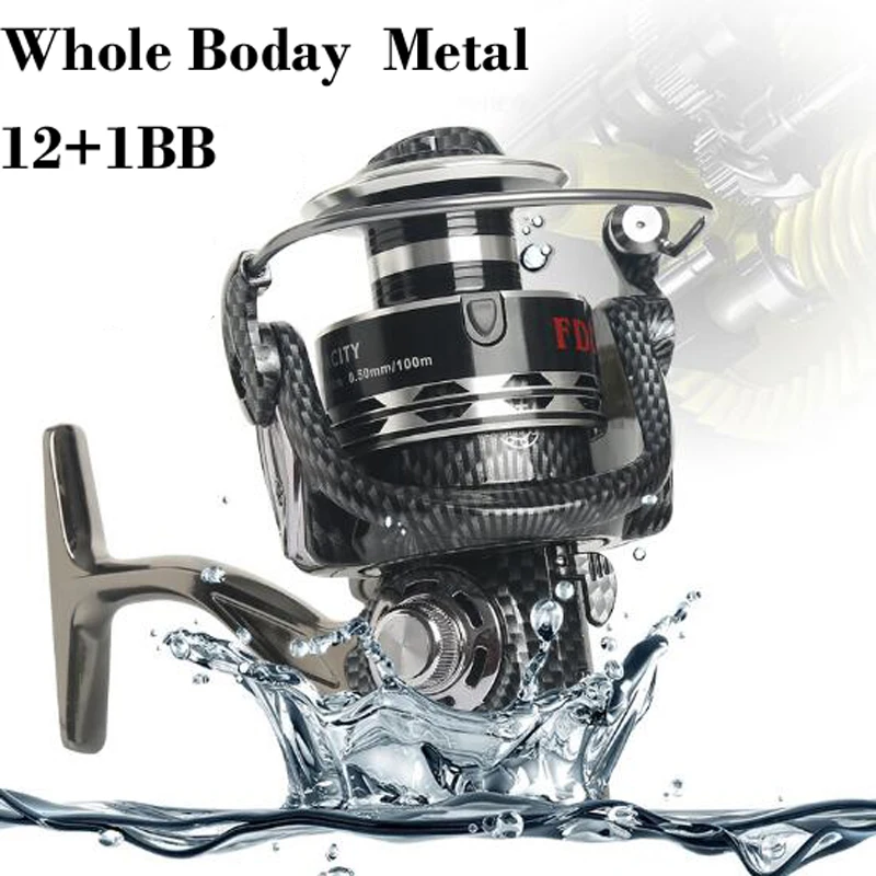 All Metal Spinning Reel Fishing Rod Reel Line Capability 2000-7000 12+1 Bearing Balls 5.2:1 Casting Sea Fishing Reel Lure Tackle
All Metal Spinning Reel Fishing Rod Reel Line Capability 2000-7000 12+1 Bearing Balls 5.2:1 Casting Sea Fishing Reel Lure Tackle