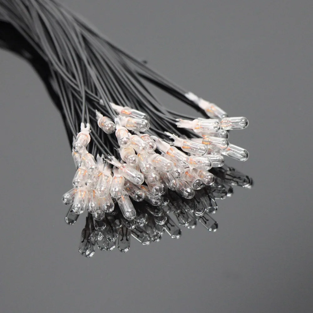 50PCS Clear 4mm 12V 14V 16V 70mA Miniature Pre-Wired Grain of Wheat Bulbs Warm White New GPW050607W
50PCS Clear 4mm 12V 14V 16V 70mA Miniature Pre-Wired Grain of Wheat Bulbs Warm White New GPW050607W