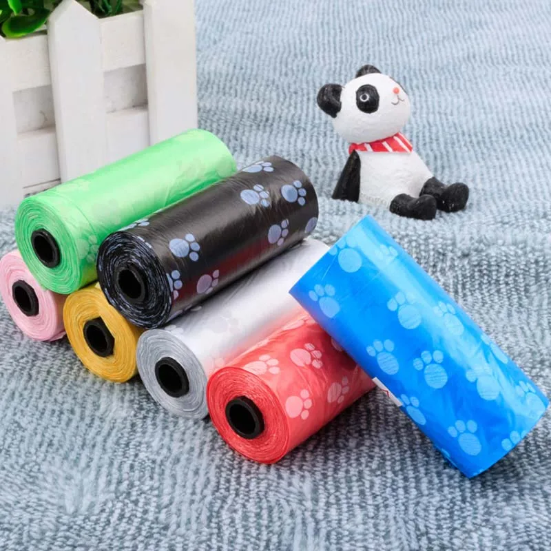 2 Roll Cat paw printing Garbage bags Cat Dog Poop Bags Portable Home Cleaning Tools Disposable plastic bag household Supplies
2 Roll Cat paw printing Garbage bags Cat Dog Poop Bags Portable Home Cleaning Tools Disposable plastic bag household Supplies