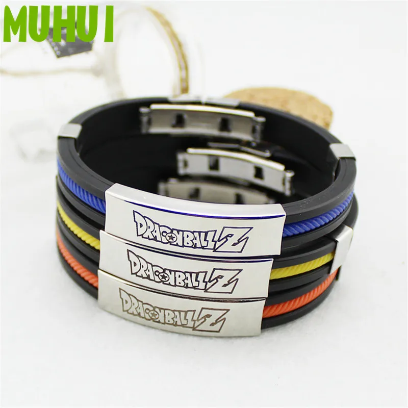 Free Shipping 3 Colors Anime Dragon Ball Bracelets For Women Men Jewelry Titanium Steel Silicone Bracelet Pulseras 1325
Free Shipping 3 Colors Anime Dragon Ball Bracelets For Women Men Jewelry Titanium Steel Silicone Bracelet Pulseras 1325