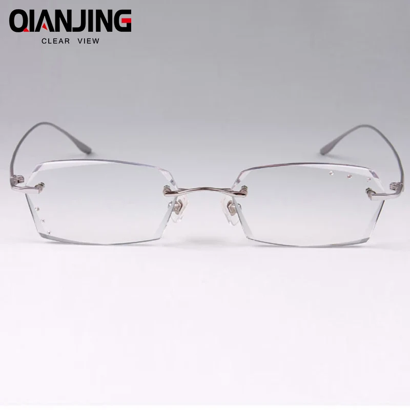 QJ Titanium Rimless Eyeglasses Man Luxury Glasses Anti UV400 Protection Optical Frame Glasses Prescription Eye Glass Reading
QJ Titanium Rimless Eyeglasses Man Luxury Glasses Anti UV400 Protection Optical Frame Glasses Prescription Eye Glass Reading