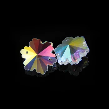 50pcs/lot AB Crystal Beads Snowflake In 2 Holes 14mm For Jewelry Making Home Curtain Decoration
50pcs/lot AB Crystal Beads Snowflake In 2 Holes 14mm For Jewelry Making Home Curtain Decoration