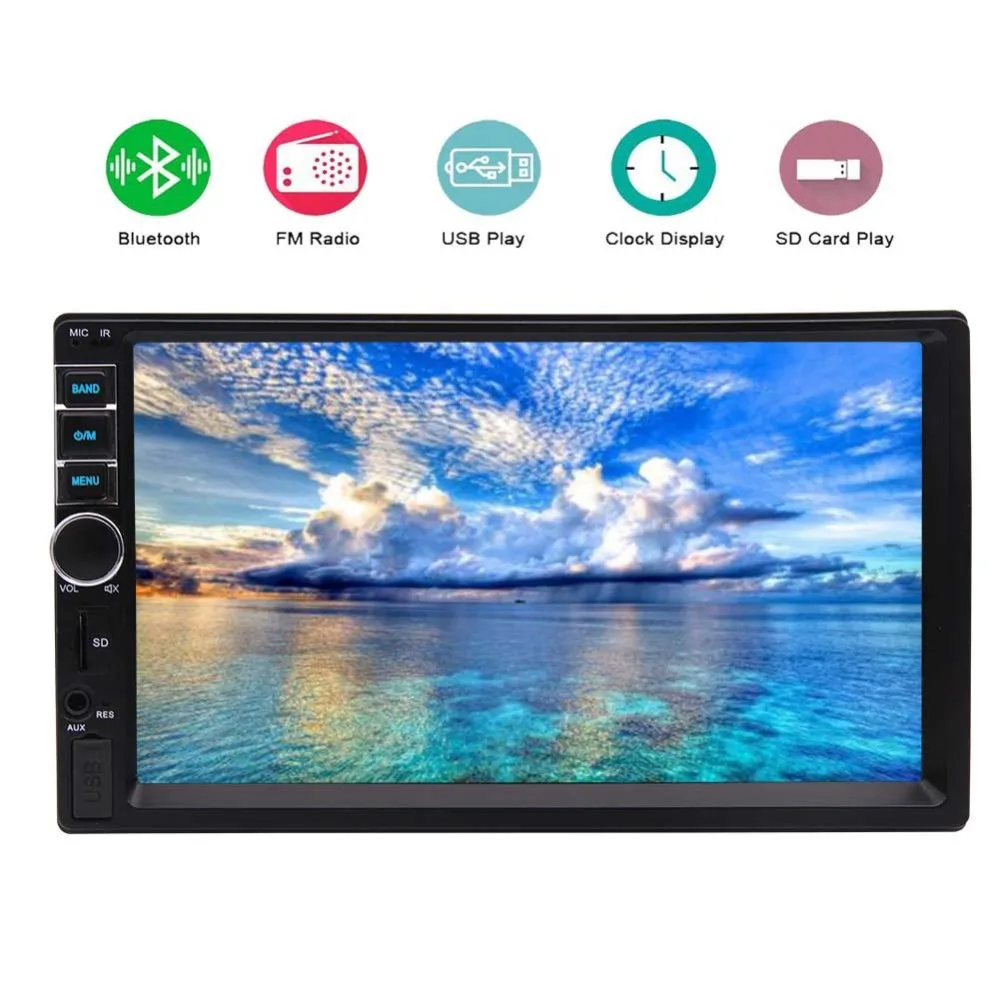 EinCar Double Din 7'' Touch Screen Car Stereo MP5 MP3 Player with GPS Navigation In Dash Bluetooth Head Unit Vehicle FM Radio
EinCar Double Din 7'' Touch Screen Car Stereo MP5 MP3 Player with GPS Navigation In Dash Bluetooth Head Unit Vehicle FM Radio