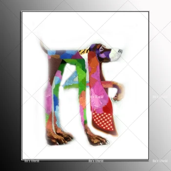 Home decoration handmade Cartoon Animal Abstract Oil Painting on canvas Dog for Kids Room Living Room Bedroom Dining Office Cafe
Home decoration handmade Cartoon Animal Abstract Oil Painting on canvas Dog for Kids Room Living Room Bedroom Dining Office Cafe