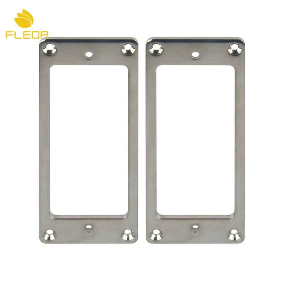 FLEOR 2pcs Chrome Metal Flat Humbucker Guitar Pickup Ring Frame Mounting Ring,Small Pickup Ring
FLEOR 2pcs Chrome Metal Flat Humbucker Guitar Pickup Ring Frame Mounting Ring,Small Pickup Ring