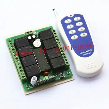DC 12V 8 CH channel RF Wireless Remote Control Switch & Remote Control System receiver and transmitter Free Shipping
DC 12V 8 CH channel RF Wireless Remote Control Switch & Remote Control System receiver and transmitter Free Shipping