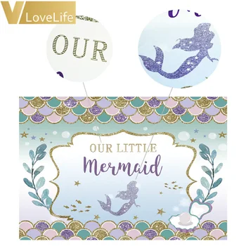 Mermaid Backdrop 7x5ft Under The Sea Mermaid Scales Background Glitter Bokeh Newborn Baby Children Birthday Party Decoration
Mermaid Backdrop 7x5ft Under The Sea Mermaid Scales Background Glitter Bokeh Newborn Baby Children Birthday Party Decoration