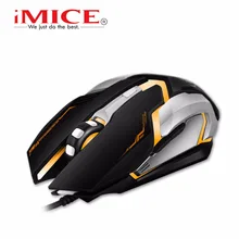V6 New Arrival 5000 DPI 6 Button LED Optical USB Wired Gaming Mouse Mice computer mouse For Pro Gamer wholesale