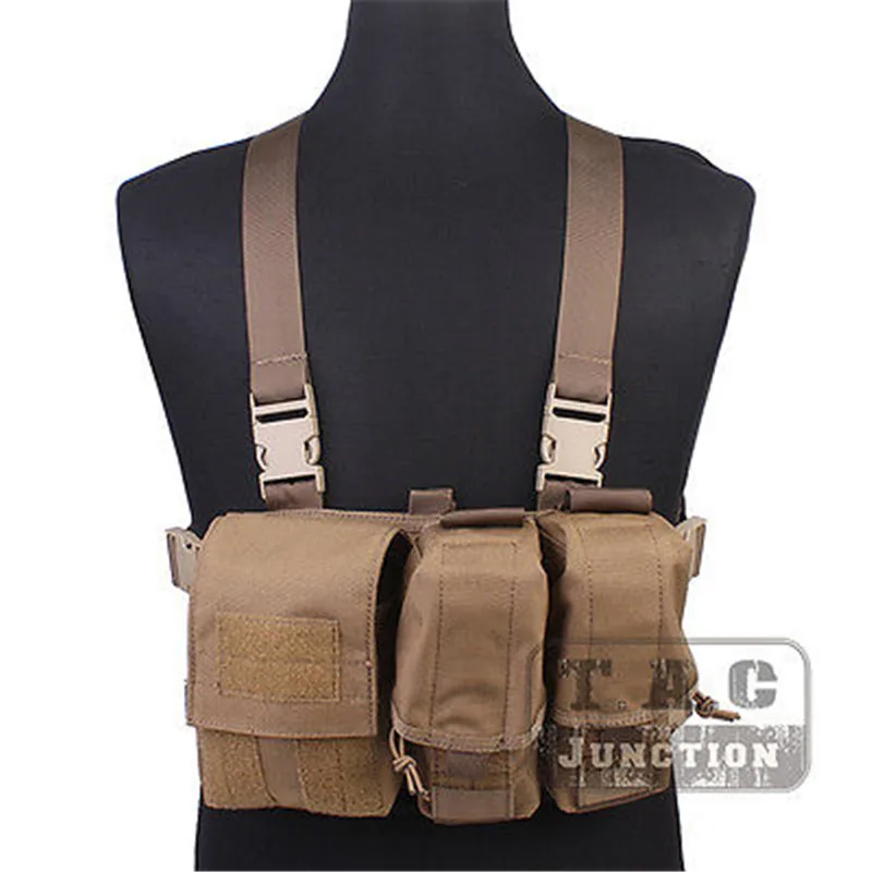 Emerson Tactical Combat Assault Lightweight Chest Rig Vest Harness EmersonGear Carrier Vest w/ M4 M16 Mag Pouches
Emerson Tactical Combat Assault Lightweight Chest Rig Vest Harness EmersonGear Carrier Vest w/ M4 M16 Mag Pouches