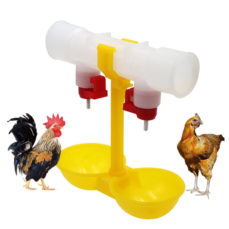 10pcs Poultry Chicken Drinking Fountain Double Hanging Cup Ball Nipple Drinkers Chicken Equipment chicken waterer
10pcs Poultry Chicken Drinking Fountain Double Hanging Cup Ball Nipple Drinkers Chicken Equipment chicken waterer