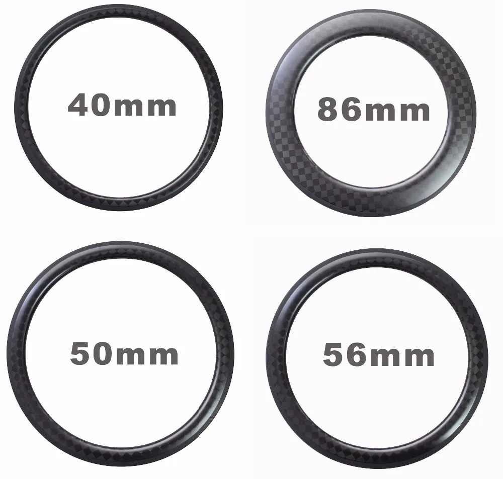 1PCS New 700C 40 50 56 86mm clincher or tubular rim Road bike 18K matte full carbon fibre bicycle wheels rims 27mm width
1PCS New 700C 40 50 56 86mm clincher or tubular rim Road bike 18K matte full carbon fibre bicycle wheels rims 27mm width