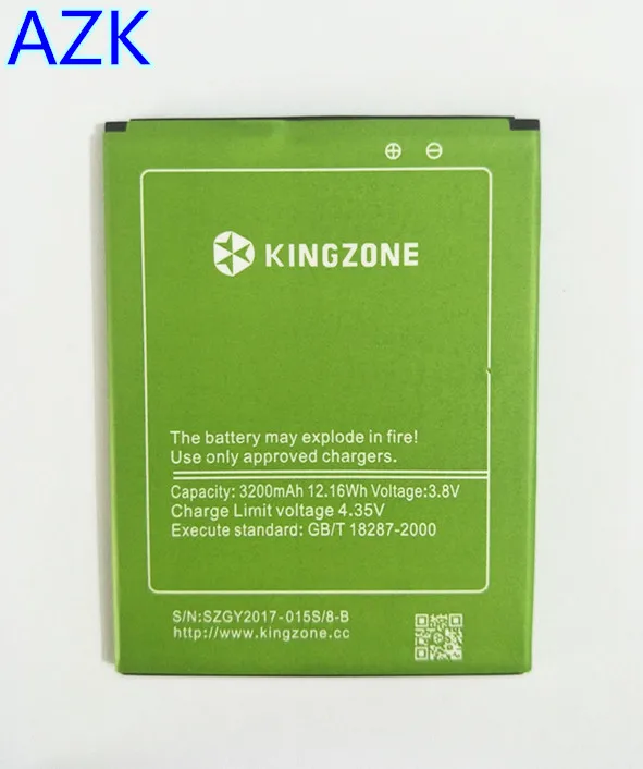 AZK New Kingzone k1 Battery 3200mAh Li-ion Replacement Battery For kingzone k1 / K1 Turbo pro phone battery
AZK New Kingzone k1 Battery 3200mAh Li-ion Replacement Battery For kingzone k1 / K1 Turbo pro phone battery