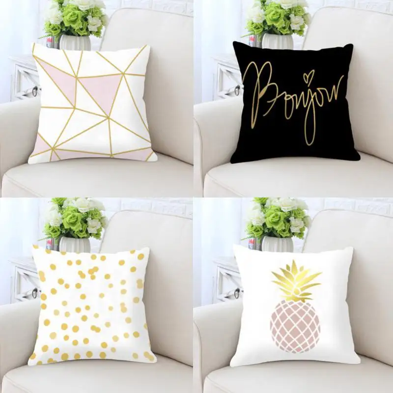 Nordic Style Decor Geometric Pillow Triangle Rhombus Gold Leaf Pineapple Little Dot Dog Puppy Cushion For Home Kids Bedroom
Nordic Style Decor Geometric Pillow Triangle Rhombus Gold Leaf Pineapple Little Dot Dog Puppy Cushion For Home Kids Bedroom