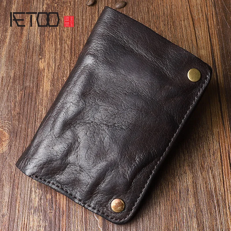BJYL Original retro wrinkled leather vertical wallet men's short paragraph the first layer of leather wallet zipper small card
BJYL Original retro wrinkled leather vertical wallet men's short paragraph the first layer of leather wallet zipper small card