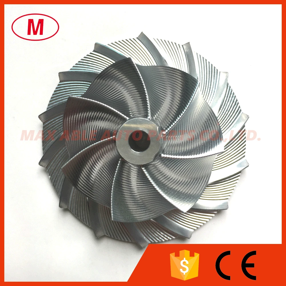 TD05H High Performance Turbo Aluminum 2618/Point Milling/Billet compressor wheel 52.56/80.00mm 7+7 blades Forward Rotation
TD05H High Performance Turbo Aluminum 2618/Point Milling/Billet compressor wheel 52.56/80.00mm 7+7 blades Forward Rotation