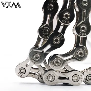 VXM Bicycle chain 9 speed half hollow bike chains 9S 116 links ultralight MTB bike road bike variable speed boxed Bicycle Parts
VXM Bicycle chain 9 speed half hollow bike chains 9S 116 links ultralight MTB bike road bike variable speed boxed Bicycle Parts