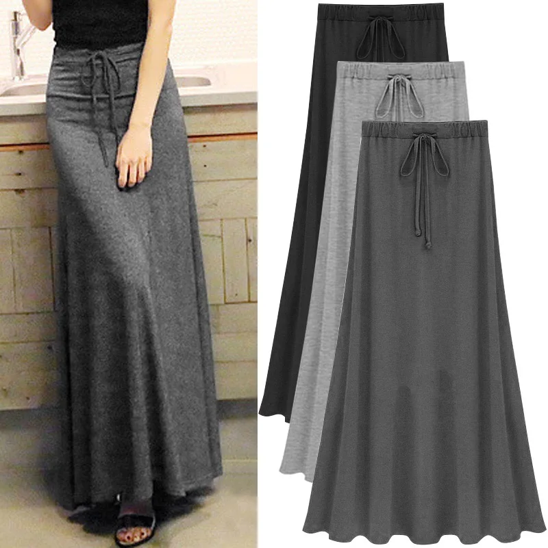 Womens Elastic Waist Plus Size A-line Skirts Hip Slim Long Loose Sheds Split Skirts Large Size Knitted Skirts OLV1080
Womens Elastic Waist Plus Size A-line Skirts Hip Slim Long Loose Sheds Split Skirts Large Size Knitted Skirts OLV1080