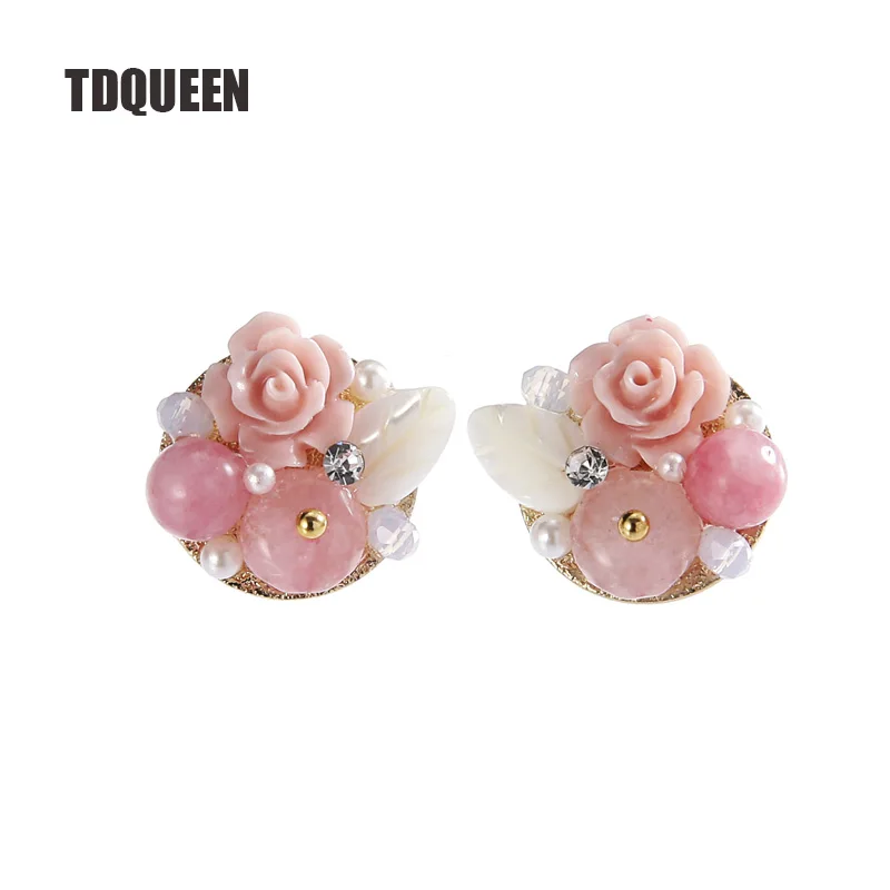 TDQUEEN Stud Earrings Women Trendy Style Earring Crystal Bead Flower Fashion Jewelry Pearl Shell Plant Ear Stud Earrings
TDQUEEN Stud Earrings Women Trendy Style Earring Crystal Bead Flower Fashion Jewelry Pearl Shell Plant Ear Stud Earrings