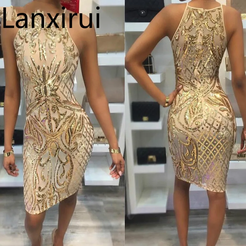Summer Glitter Party Nightclub Sequin Dress Vintage Womens Sexy Golden Floral Sequin Square Neck Sleeveless Dress
Summer Glitter Party Nightclub Sequin Dress Vintage Womens Sexy Golden Floral Sequin Square Neck Sleeveless Dress