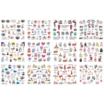 UPRETTEGO 12 PACK/ LOT WATER DECAL NAIL ART NAIL STICKER FULL COVER PARIS STREET EIFEL TOWER FASHION CAMERA BIKE BN1141-1152
UPRETTEGO 12 PACK/ LOT WATER DECAL NAIL ART NAIL STICKER FULL COVER PARIS STREET EIFEL TOWER FASHION CAMERA BIKE BN1141-1152