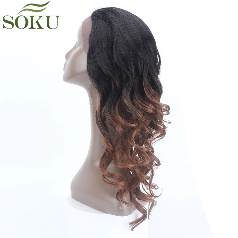 SOKU Synthetic Lace Front Wigs With Baby Hair 22inch Glueless Heat Resistant Fiber Wigs Free Part Curly Lace Wig For Black Women
SOKU Synthetic Lace Front Wigs With Baby Hair 22inch Glueless Heat Resistant Fiber Wigs Free Part Curly Lace Wig For Black Women