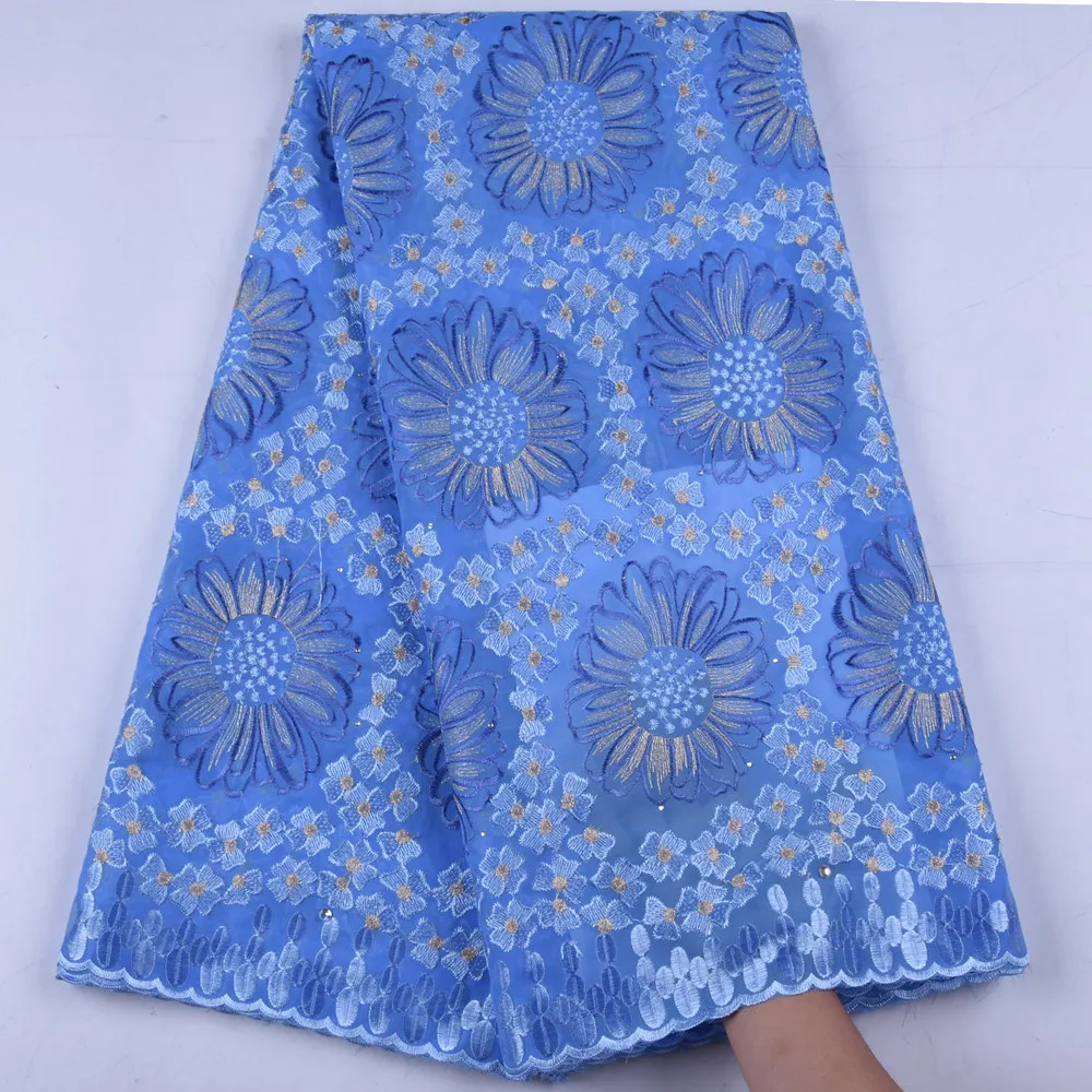 Sky Blue Swiss Voile Lace In Switzerland Dressed Swiss Cotton African Lace Fabric With Stones For Nigerian Every Dress Sew F1666
Sky Blue Swiss Voile Lace In Switzerland Dressed Swiss Cotton African Lace Fabric With Stones For Nigerian Every Dress Sew F1666